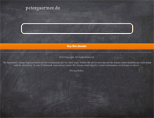 Tablet Screenshot of petergaertner.de